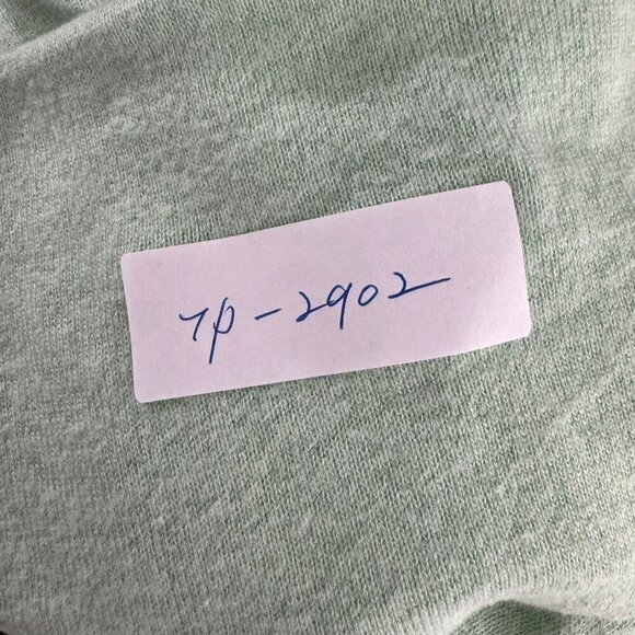 By Anthropologie Turtleneck Top Large Mint Green Puff Sleeve NWT TP-2902‎ - Picture 2 of 12